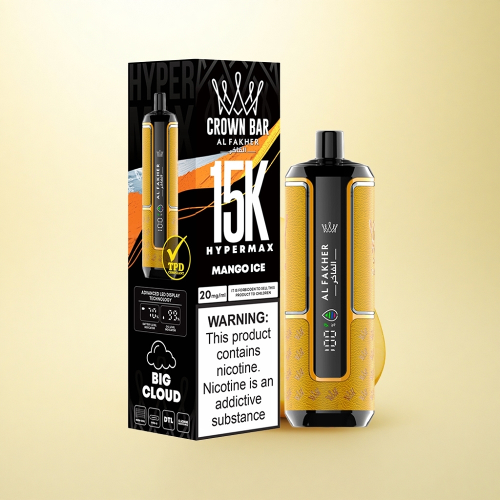 Al Fakher Crown Bar 15K Hypermax Mango Eis 22ml 600mAh
