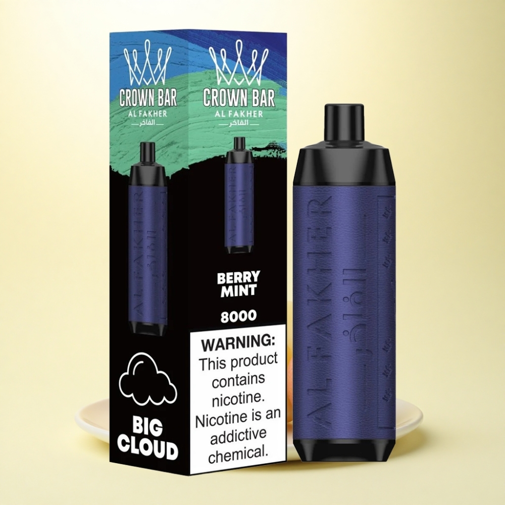 Al Fakher Crown Bar 8000 Crystal Beerenminze 600mAh 5mg Nikotin