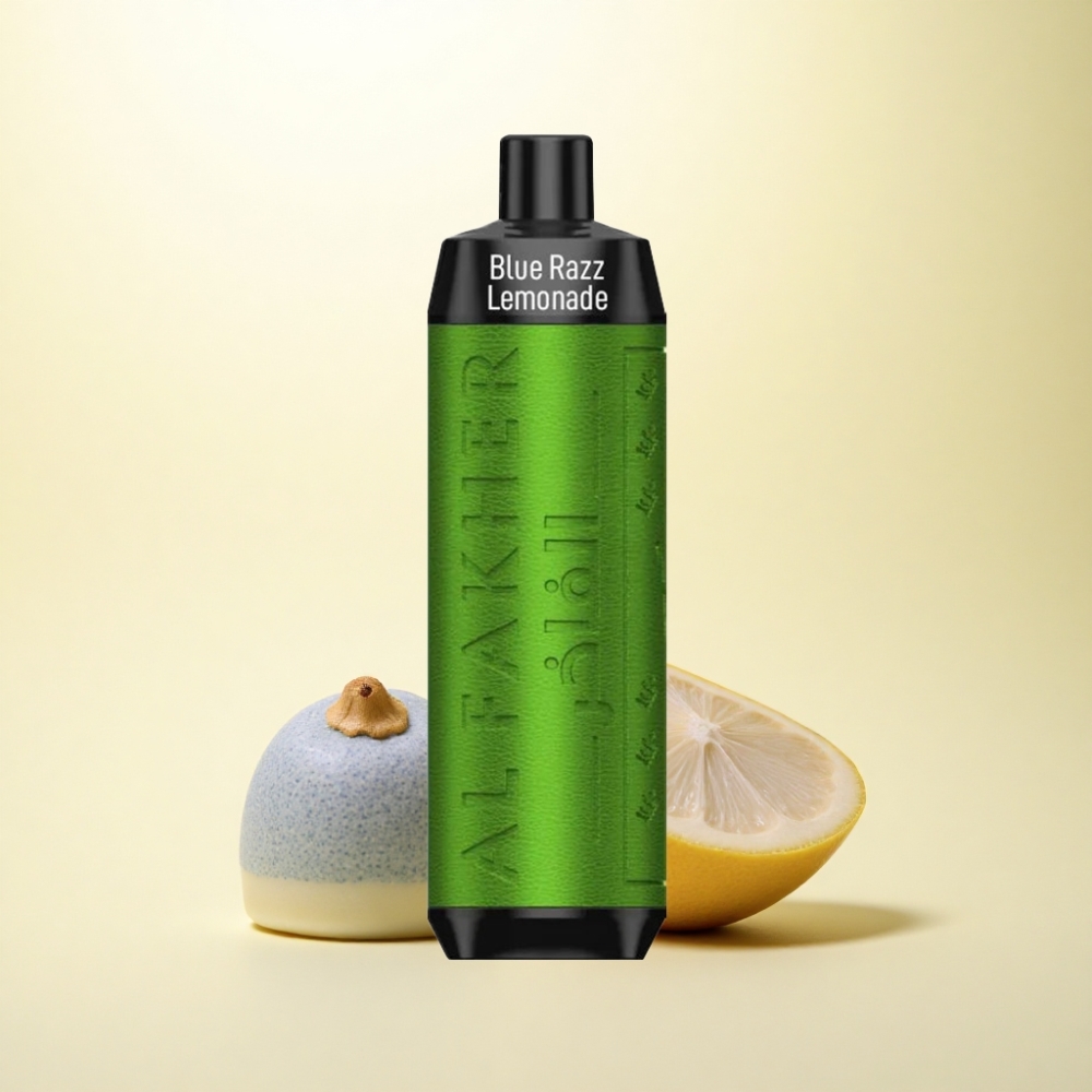 Al Fakher Crown Bar 8000 Crystal Blaue Himbeer-Zitronenlimonade mit 5mg Nikotin und 600mAh Batterie