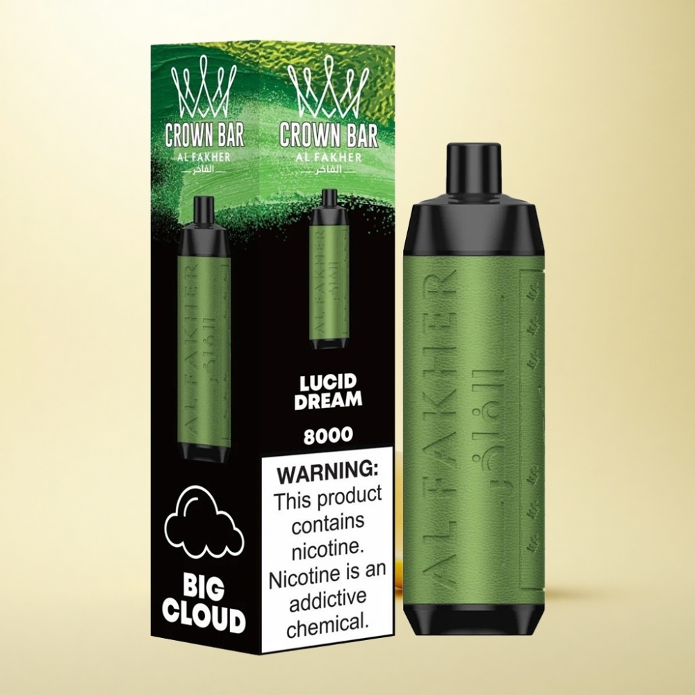 Al Fakher Crown Bar 8000 Crystal Luzider Traum 600mAh 5mg Nikotin