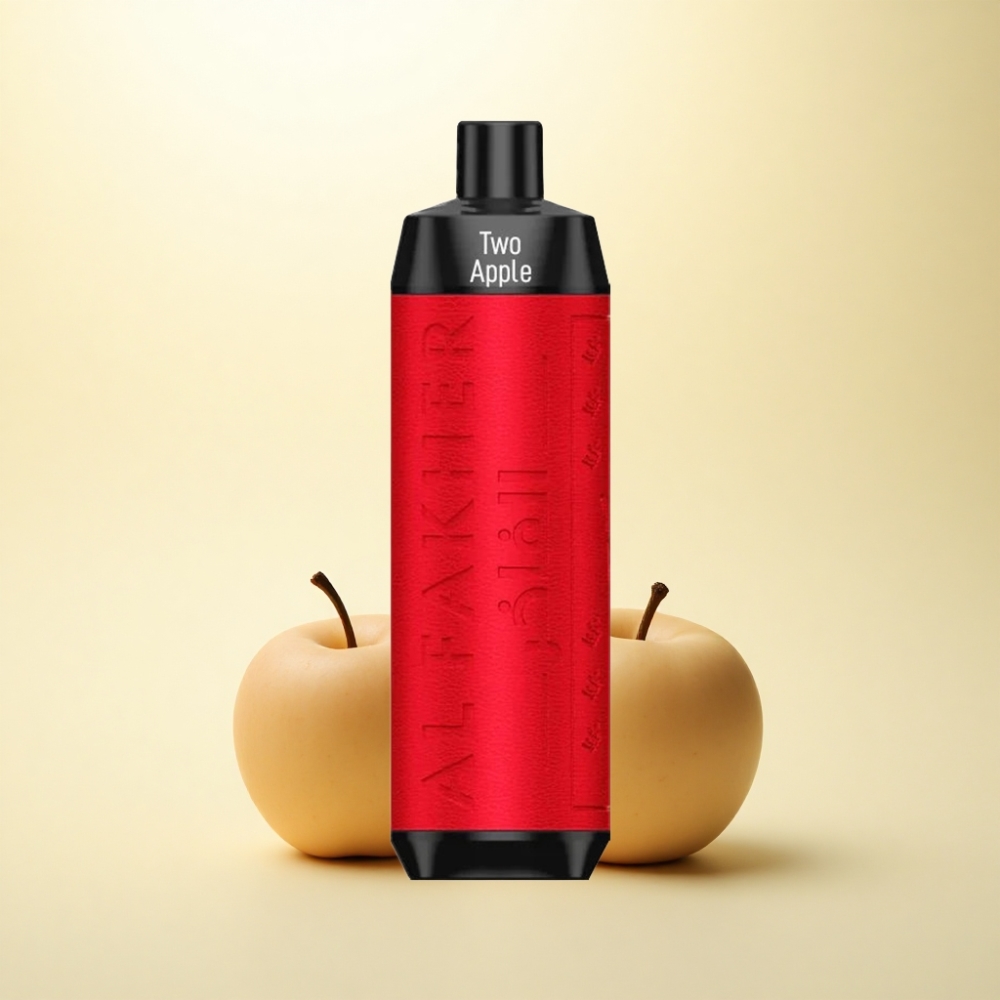 Al Fakher Crown Bar 8000 Crystal Zwei Apfel 600mAh 18ml Kristall Einweg Vape