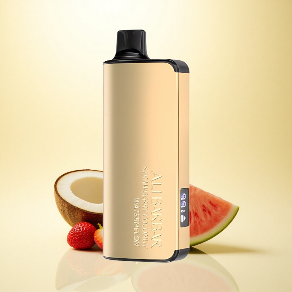 Alibarbar Ingot 9000 Puffs Erdbeer-Kokos-Wassermelone 22ml 2350mAh