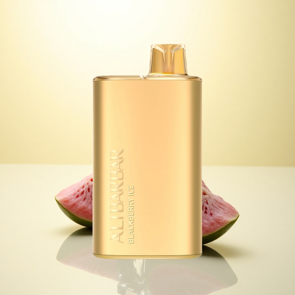 Alibarbar Rich 8000 Puffs Schwarze Himbeere Eis 2000 mAh 1.1 Ohm