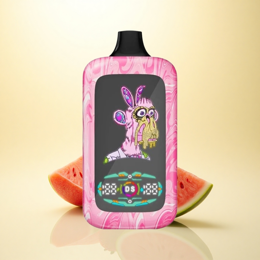 Fumot Digital Monkey 20000/40000 Puffs Erdbeer-Wassermelone Dual Mesh 850mAh 5% Nikotin