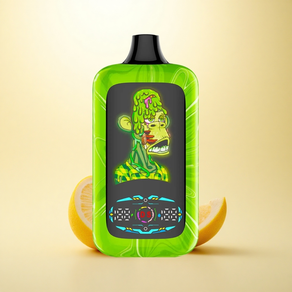 Fumot Digital Monkey 20000/40000 Puffs Tropischer Regenbogen-Sturm mit Dual-Mesh-Coil und 850-mAh-Batterie