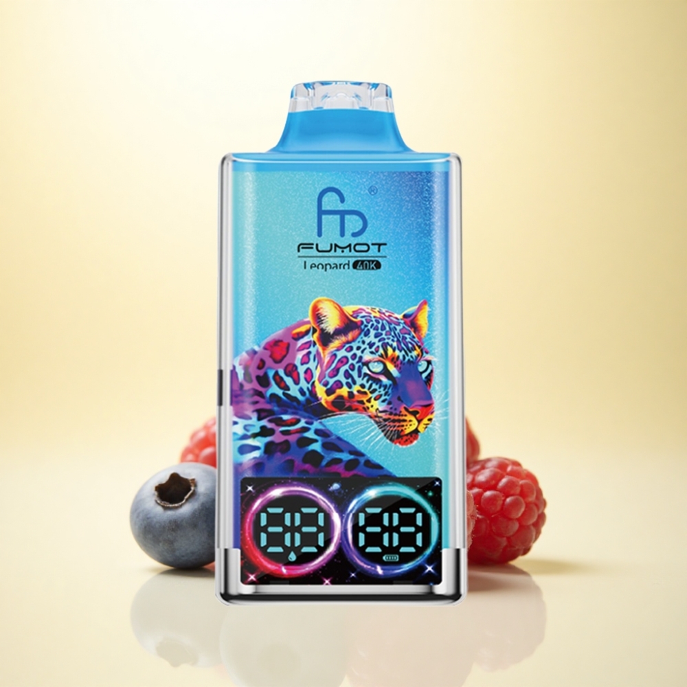 Fumot Leopard 40K Puffs Blaubeere Himbeere 5% Nikotin 700mAh