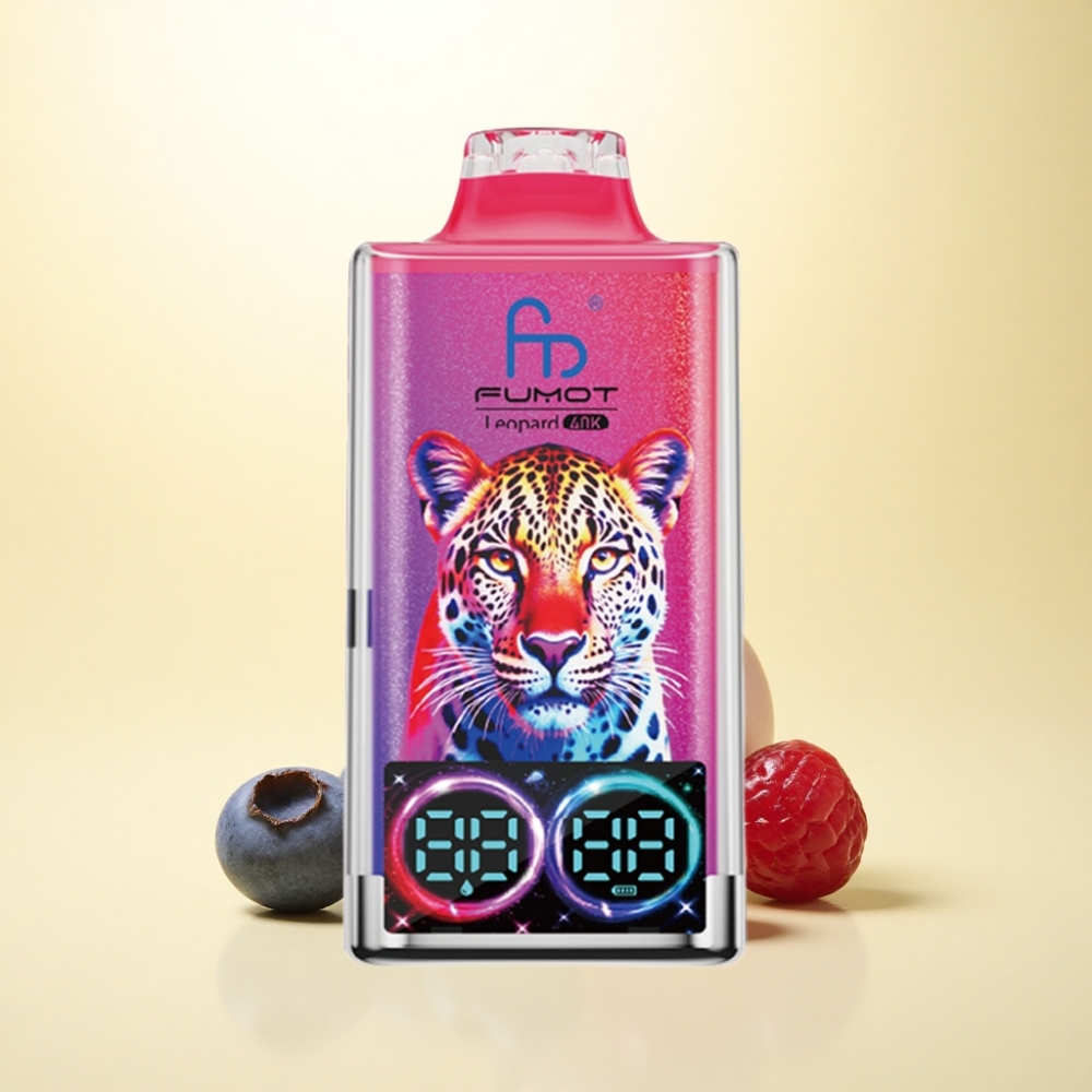 Fumot Leopard 40K Puffs Blaubeere Kirsche Preiselbeere 5% Nikotin 700mAh
