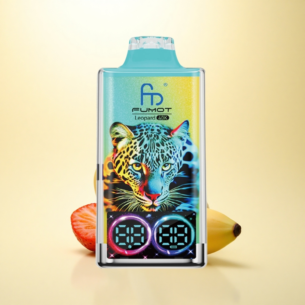 Fumot Leopard 40K Puffs Erdbeer-Banane 5% Nikotin 700mAh