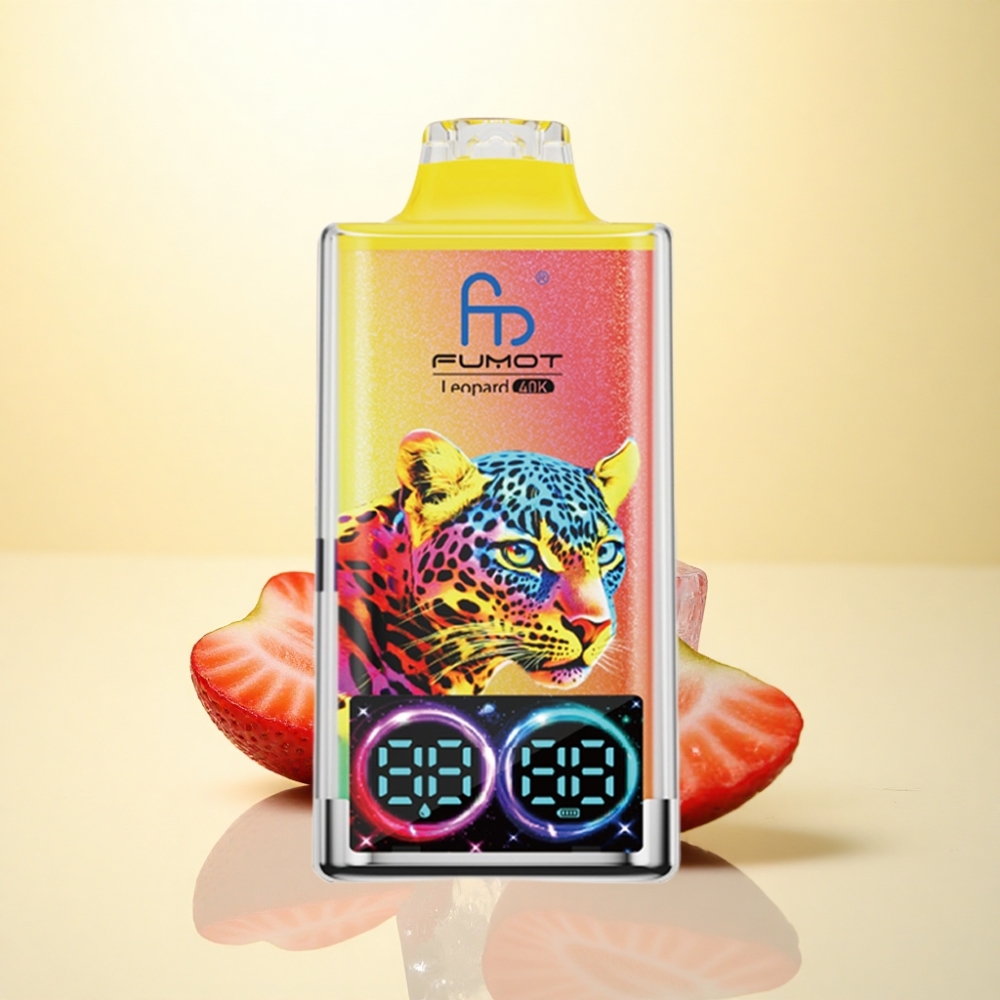 Fumot Leopard 40K Puffs Erdbeereis Dual Mesh 5% Nikotin 700mAh