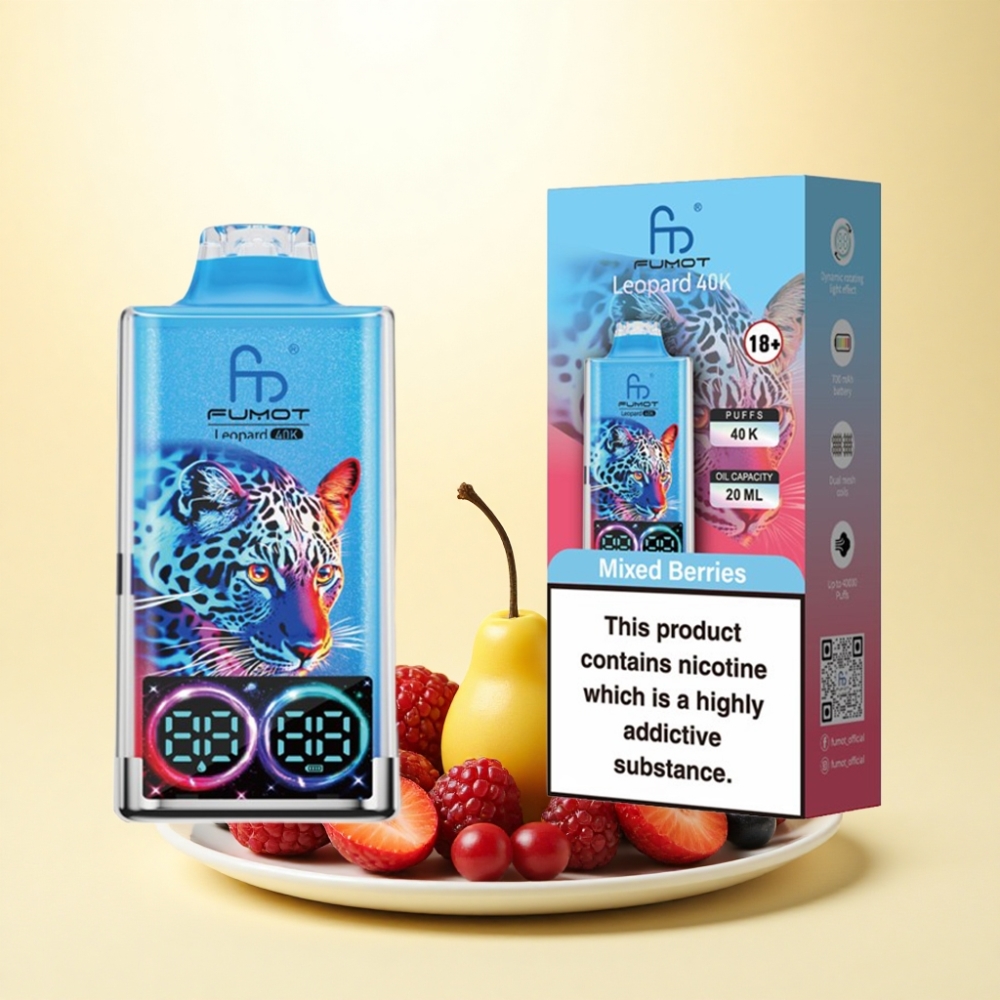Fumot Leopard 40K Puffs Gemischte Beeren 5% Nikotin 700mAh