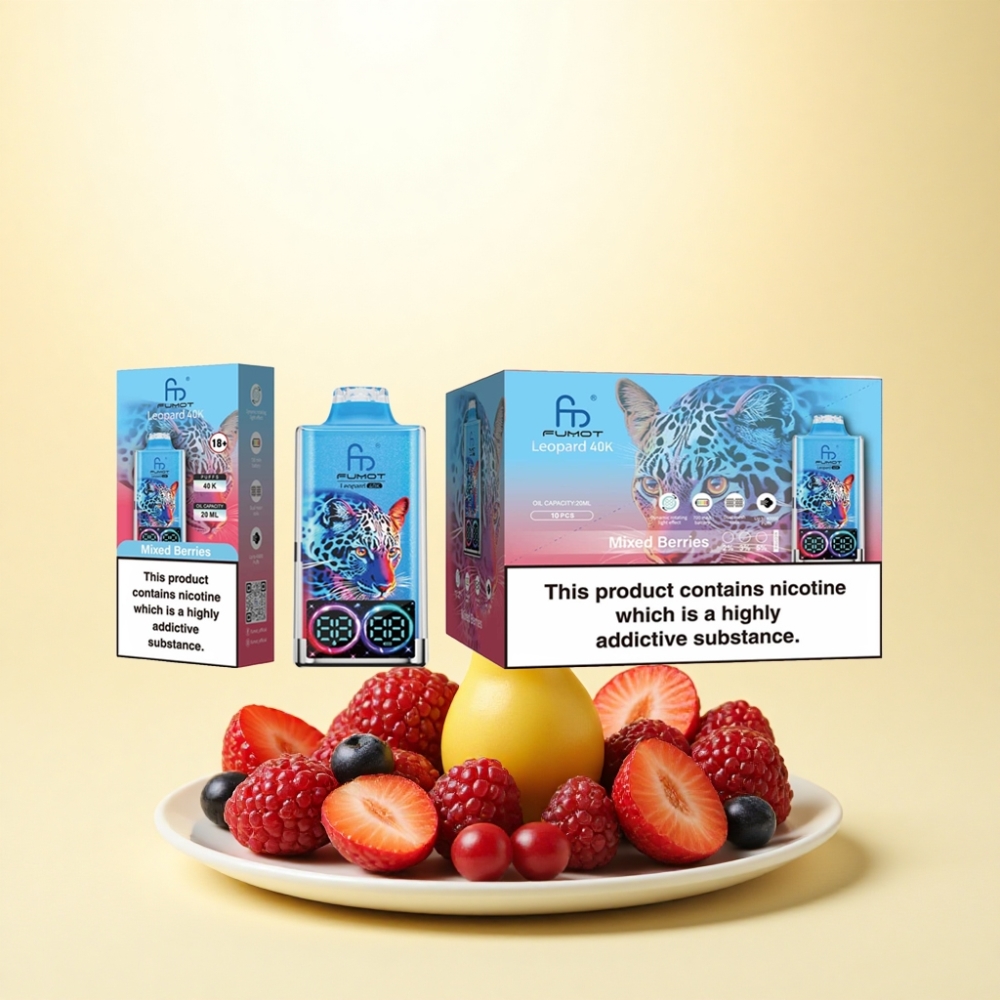 Fumot Leopard 40K Puffs Gemischte Beeren 5% Nikotin 700mAh