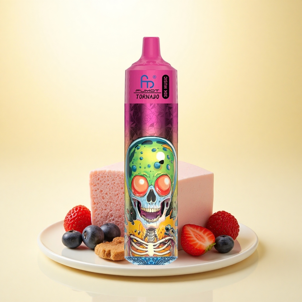Fumot Randm Tornado 30000 Puffs Blaubeere Erdbeere Himbeere Eiscreme 30mL 600mAh