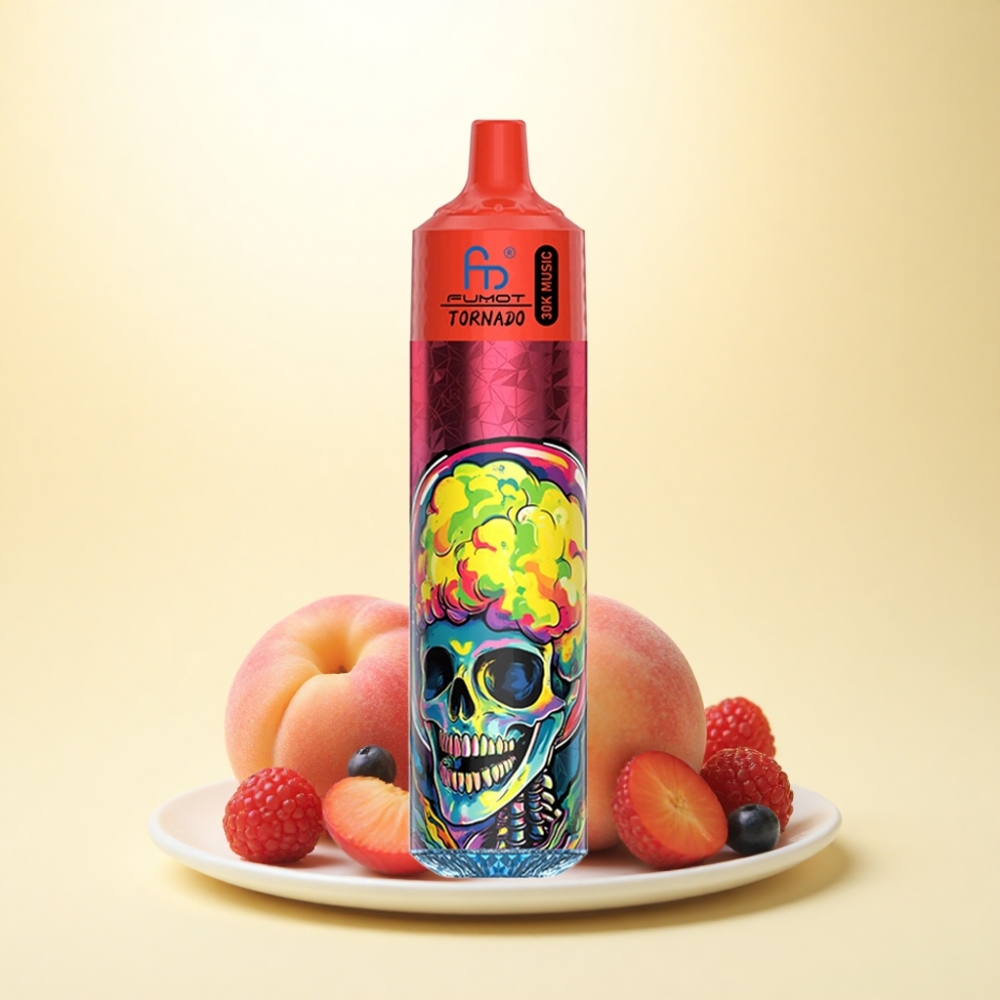 Fumot Randm Tornado 30000 Puffs Pfirsich-Beeren 2% Nikotin 600mAh