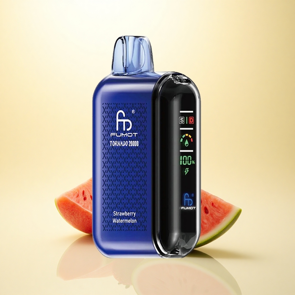 Fumot Tornado 20000 Puffs Erdbeer-Wassermelone Dual-Mesh 850mAh