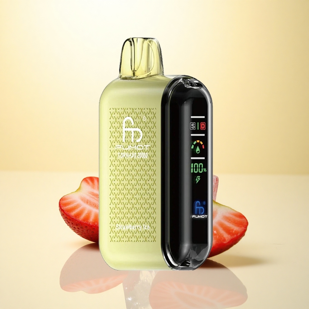 Fumot Tornado 20000 Puffs Erdbeereis Dual Mesh Coil 850mAh