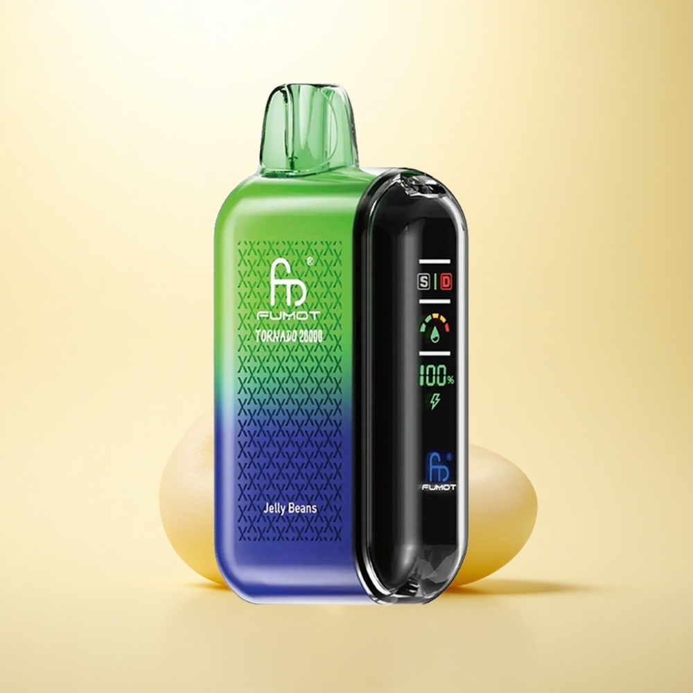 Fumot Tornado 20000 Puffs Gelee-Bohnen Dual-Mesh 850mAh