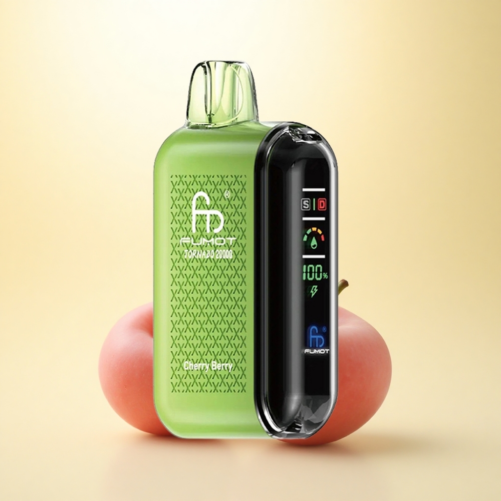 Fumot Tornado 20000 Puffs Kirschbeere Dual Mesh 850mAh