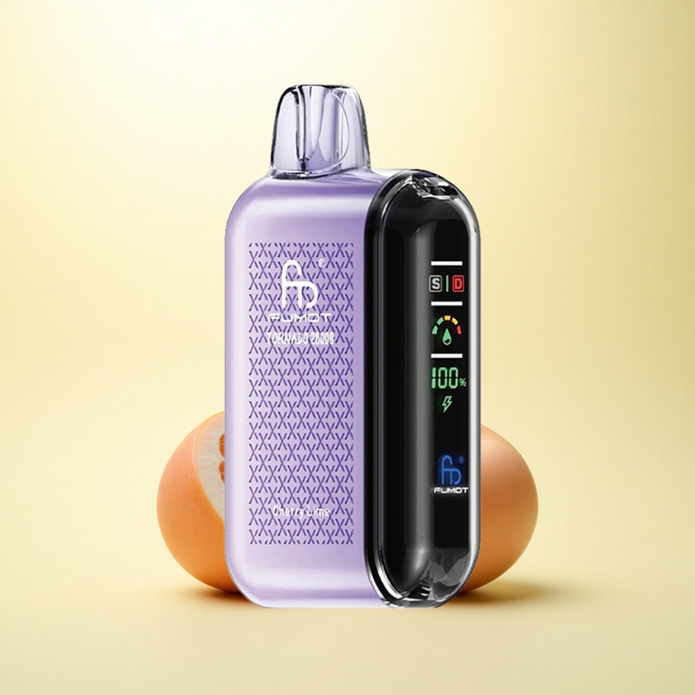 Fumot Tornado 20000 Puffs Kirschlimette Dual Mesh 850mAh