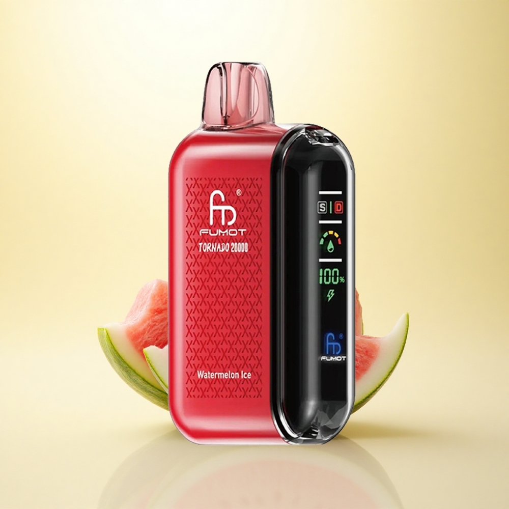Fumot Tornado 20000 Puffs Wassermelone Eis Dual Mesh Coil 850mAh