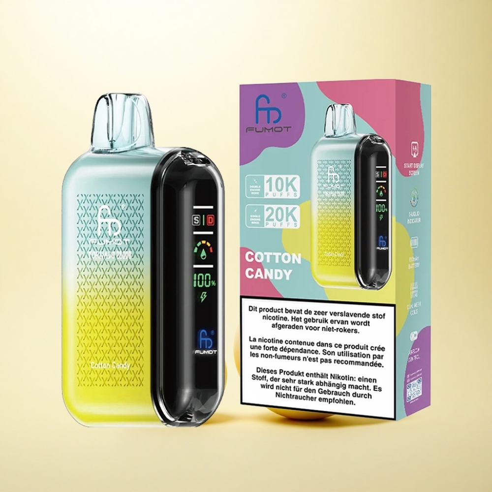 Fumot Tornado 20000 Puffs Zuckerwatte Dual Mesh 850mAh