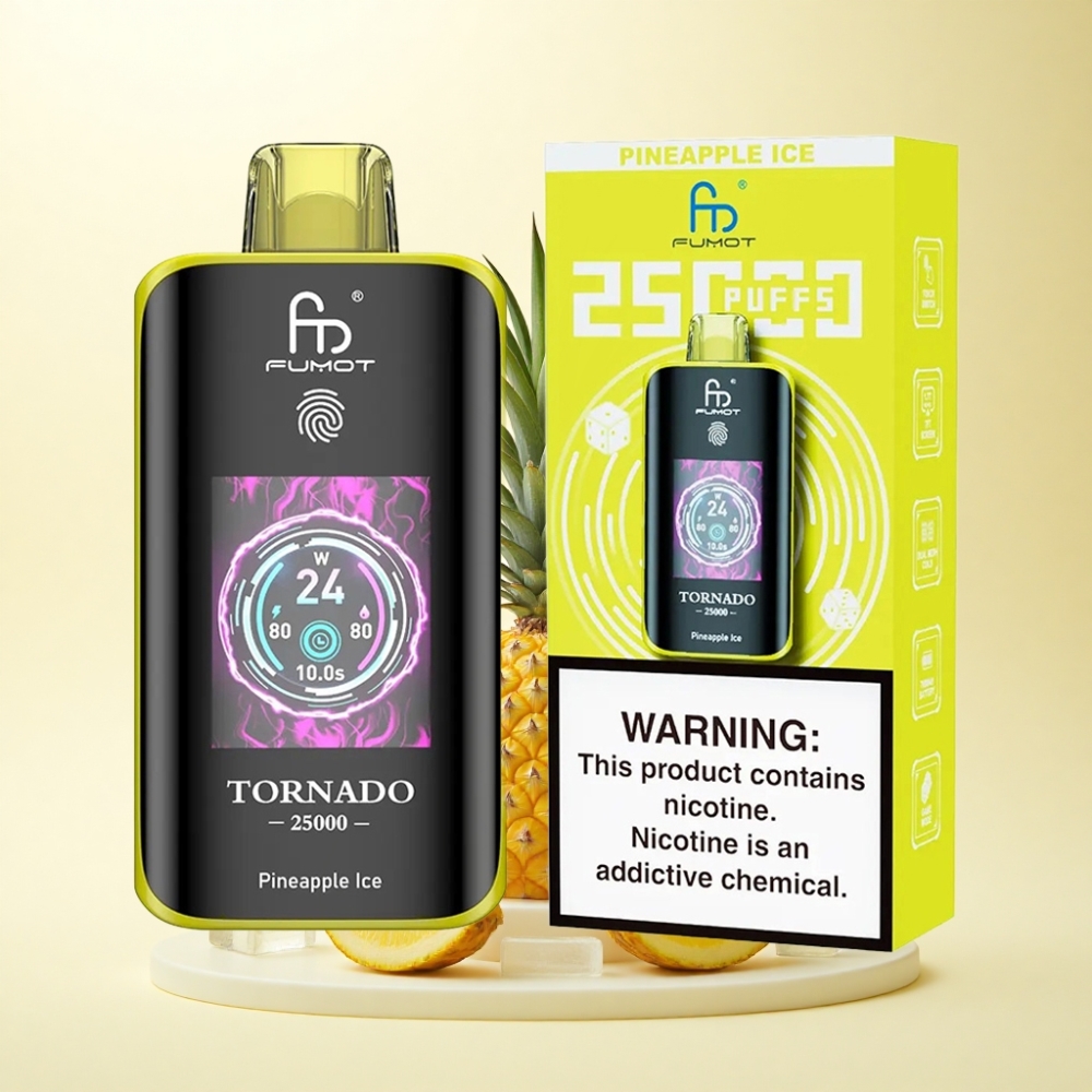 Fumot Tornado 25000 Puffs Ananas Eis 20ml 700mAh