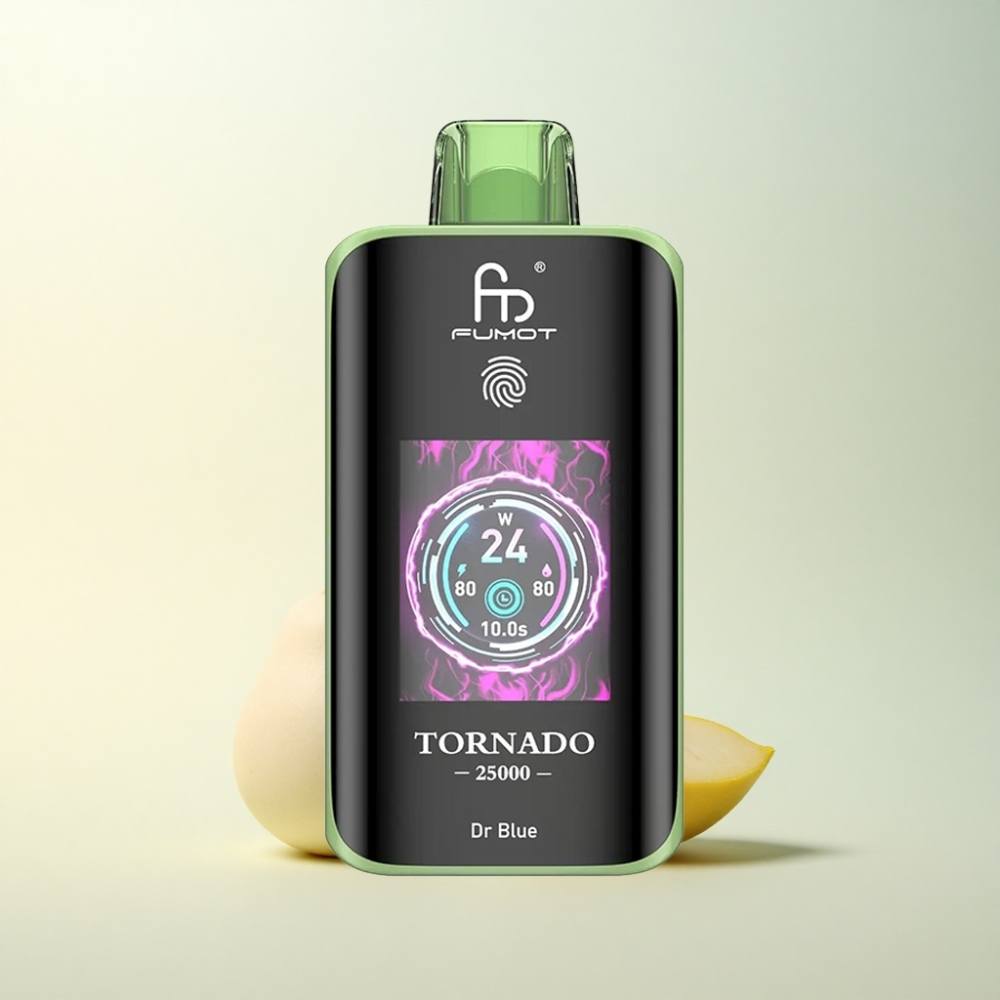 Fumot Tornado 25000 Puffs Dr. Blau HD Bildschirm 700mAh