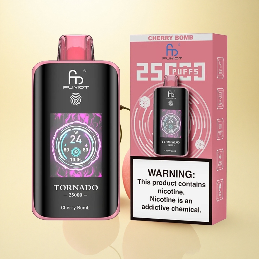 Fumot Tornado 25000 Puffs Kirschbombe HD 700mAh