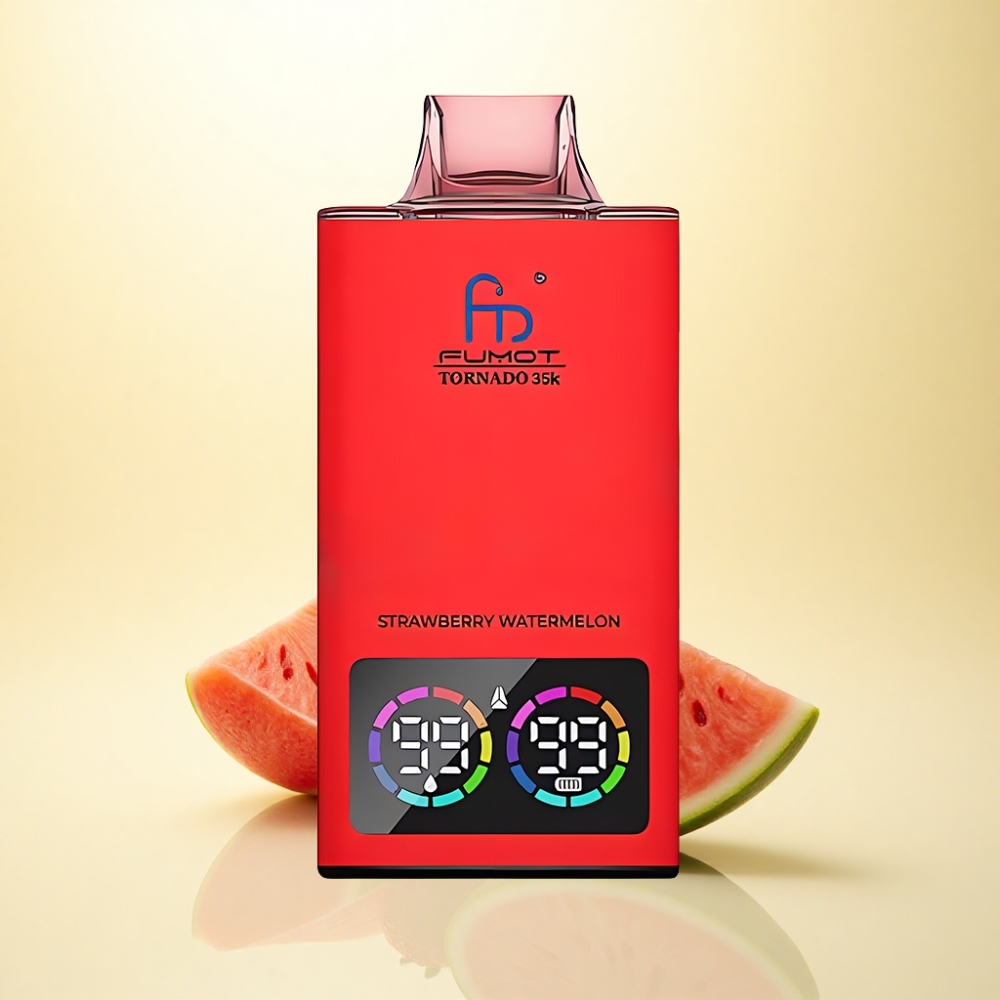 Fumot Tornado 35000 Puffs Erdbeer-Wassermelone Dual-Mesh 700mAh