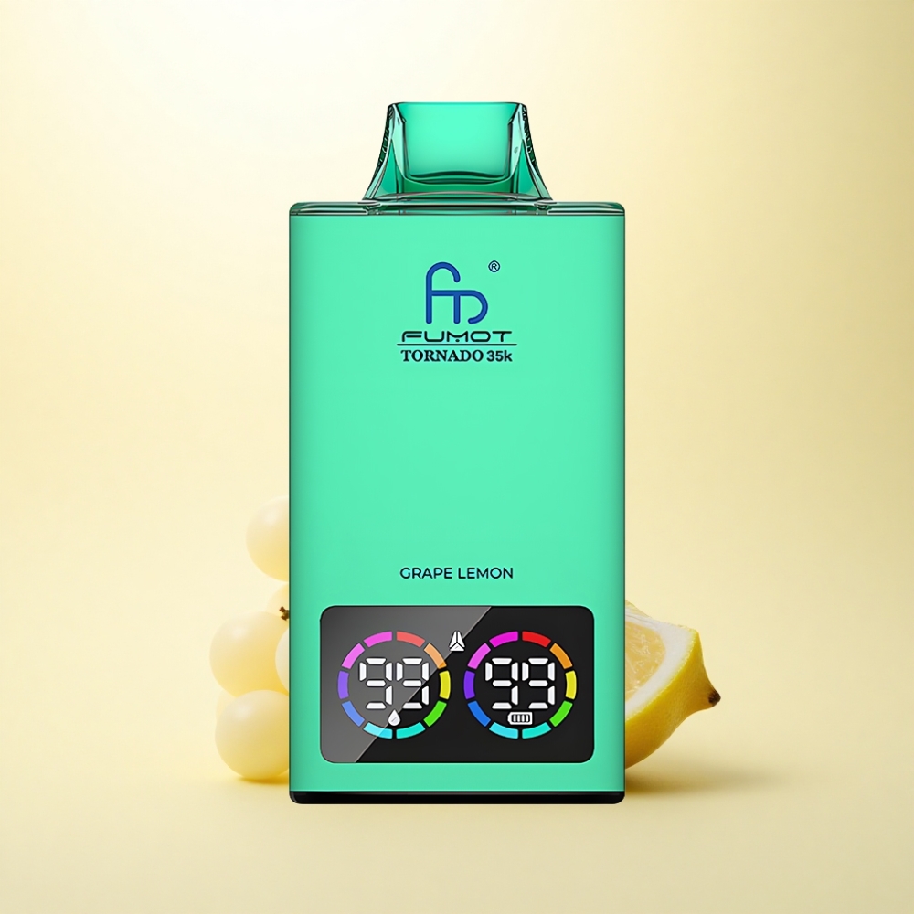 Fumot Tornado 35000 Puffs Weintraube Zitrone Dual Mesh 700 mAh