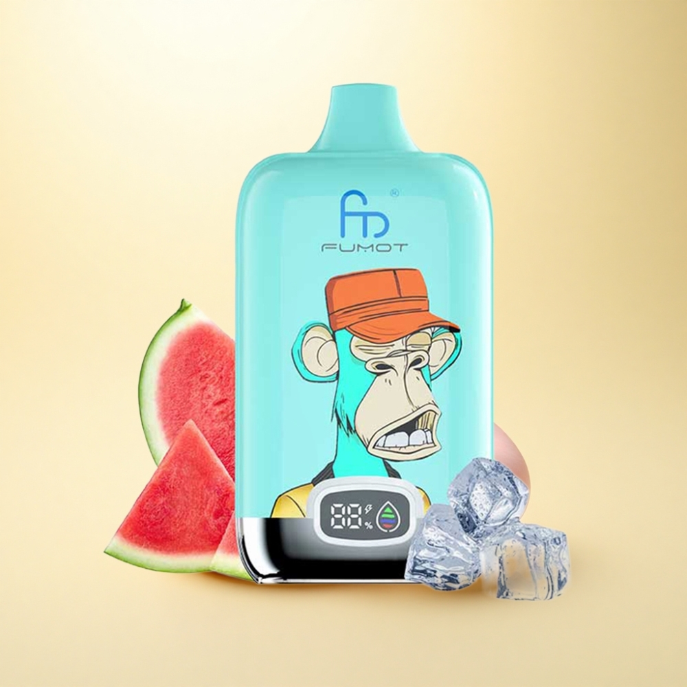 Fumot Tornado Digital Box 12000 Puffs Erdbeer-Donut 20ml 550mAh