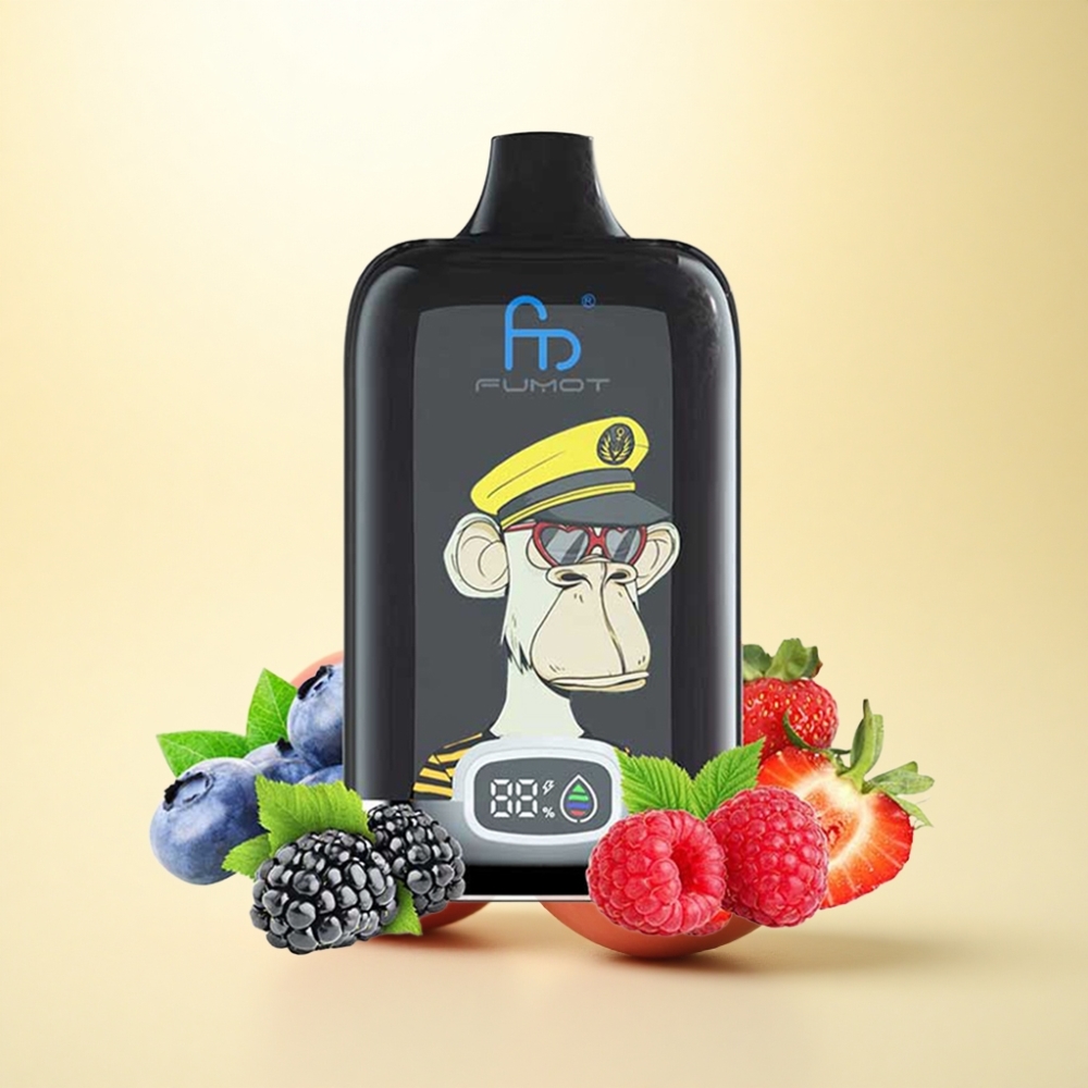 Fumot Tornado Digital Box 12000 Puffs Kirsche Mesh Typ-C 550mAh