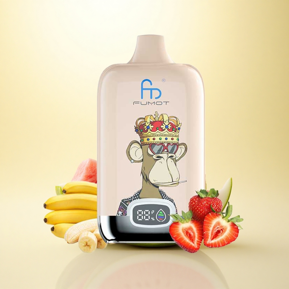 Fumot Tornado Digital Box 12000 Puffs Wassermelone-Eis 550mAh Mesh