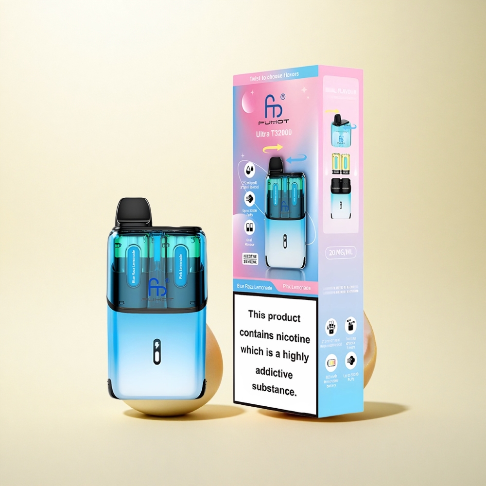 Fumot Ultra T32000 Puffs Blaue Himbeerlimonade - Rosa Limonade mit 20mg Nikotin und 800mAh