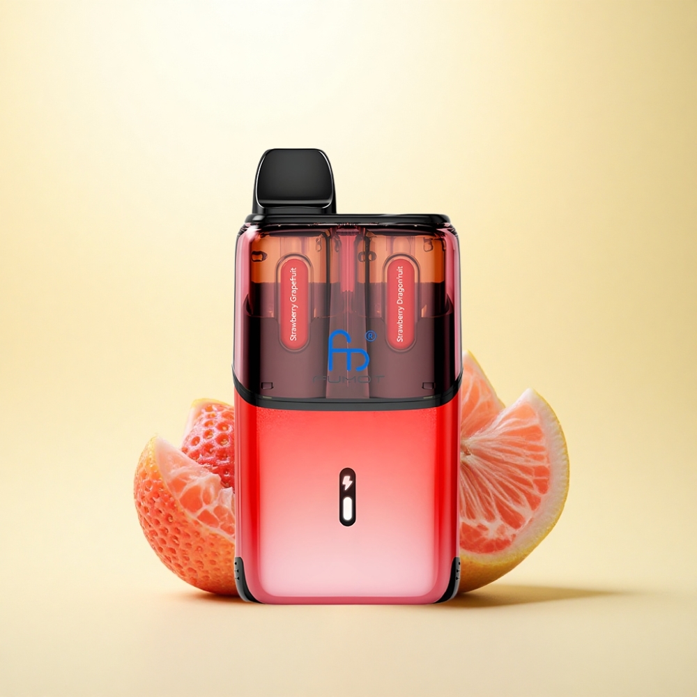 Fumot Ultra T32000 Puffs Erdbeere Grapefruit - Erdbeere Drachenfrucht mit 800mAh und 20mg Nikotin