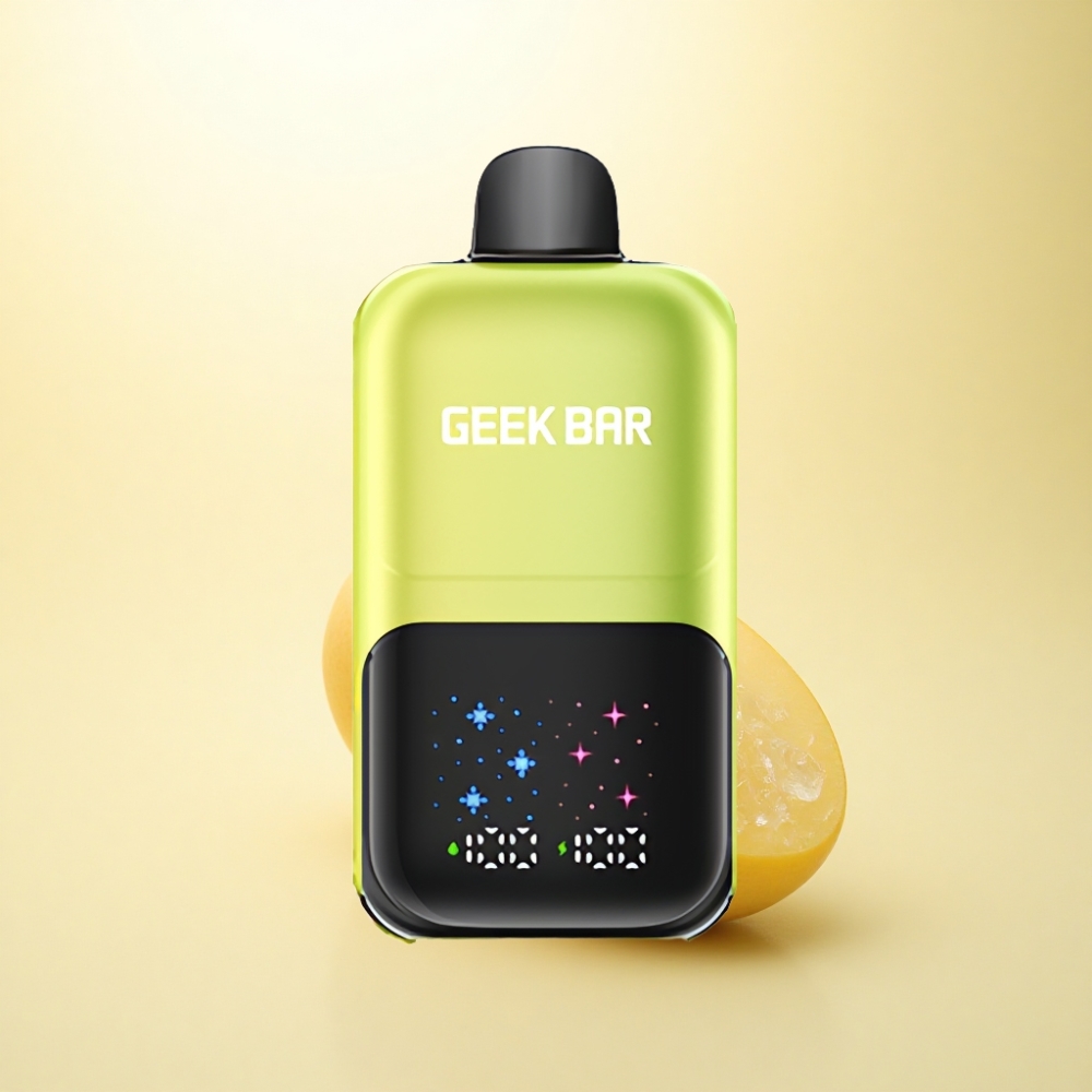 GEEK BAR 2GO 20ml 50000 Puffs Deutschland Mangoeis Interaktiver Bildschirm 5% Nikotin