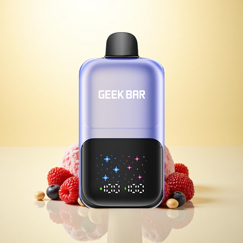 GEEK BAR 2GO 20ml 50000 Puffs Gemischte Beeren Eis Dual Tank mit 5% Nikotin und wiederaufladbarem Akku