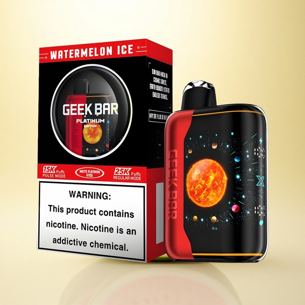 GEEK BAR Platinum Edition 25000 Puffs Wassermelonen-Eis mit 20mL E-Liquid und 2% Nikotin