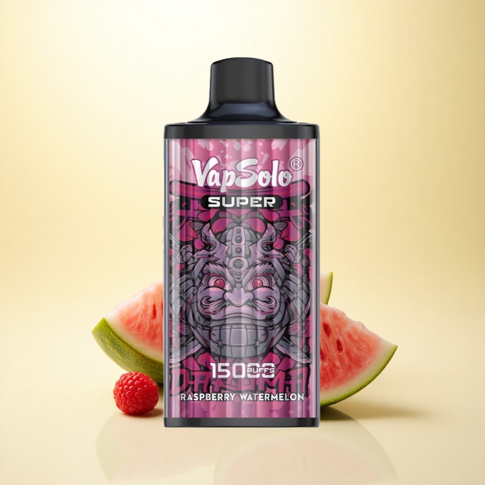 Vapsolo Super 15000 Puffs Wassermelonen-Himbeere 40ml Nikotin 850mAh