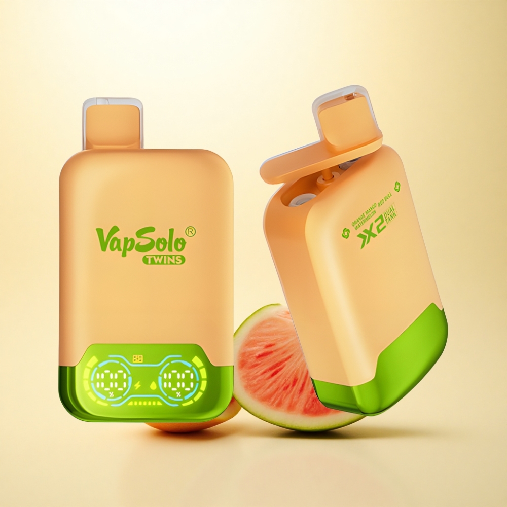 Vapsolo Twins 20000 Puffs Orange-Mango-Wassermelone & Red Bull 40ml 20mg Nikotin Typ-C