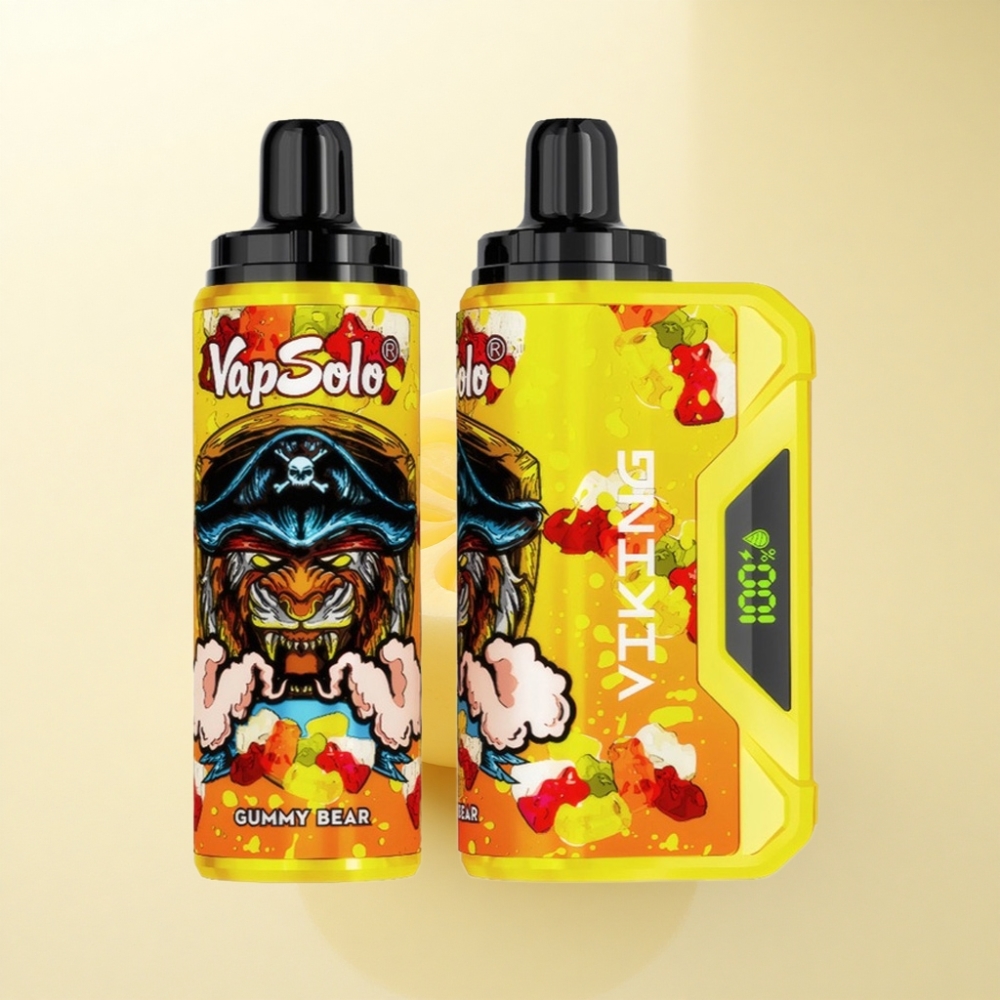 VapSolo VIKING 12000 Puffs Gummibär Type-C 22ml Nikotin Vape