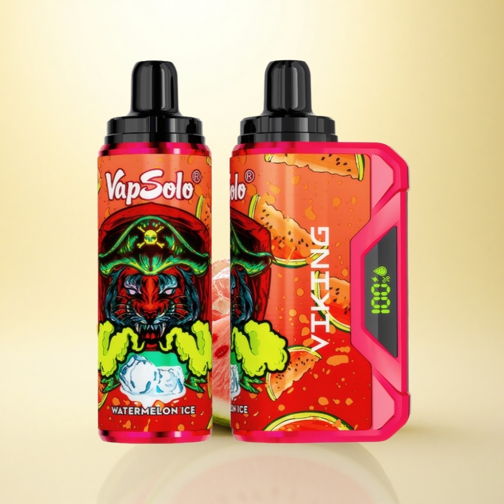 VapSolo VIKING 12000 Puffs Wassermelone-Eis Typ-C 22ml Nikotin