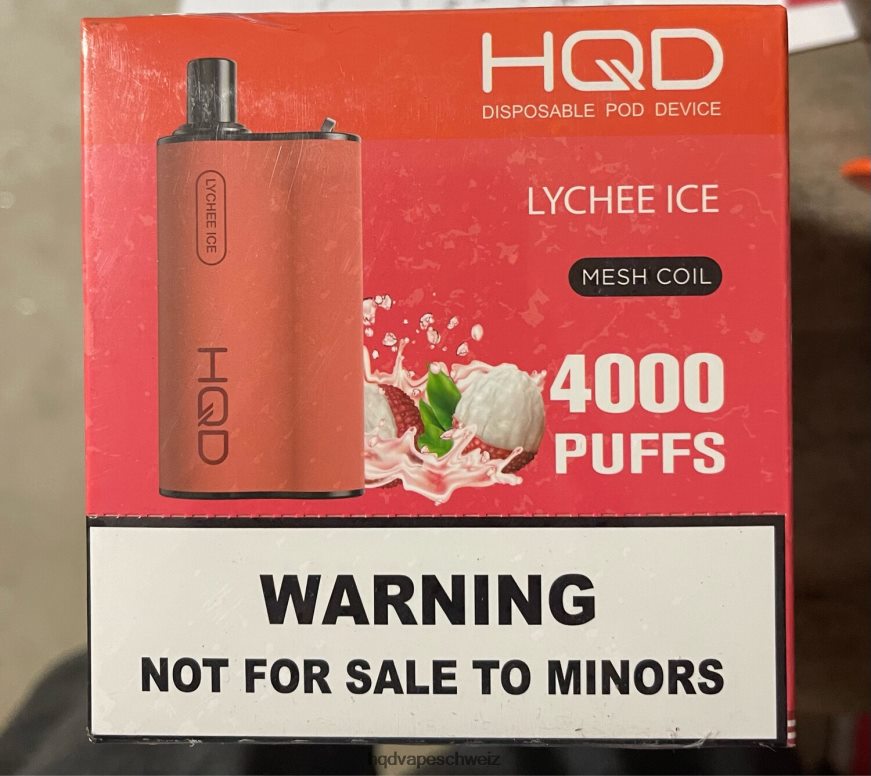 HQD Geschmack - HQD BOX 4000 Züge Litschi-Eis ARLN6Z110