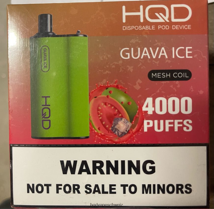HQD Rabatt - HQD BOX 4000 Züge Guaveneis ARLN6Z109