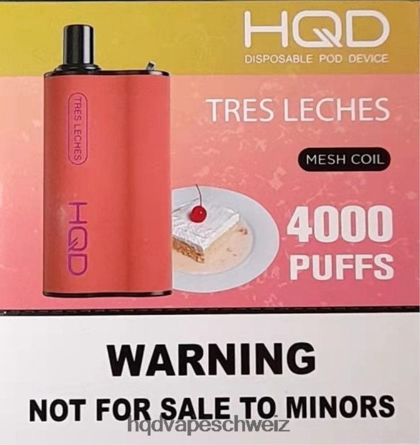 HQD Vape Online Bestellen Buy - HQD BOX 4000 Züge Tres Leches ARLN6Z116