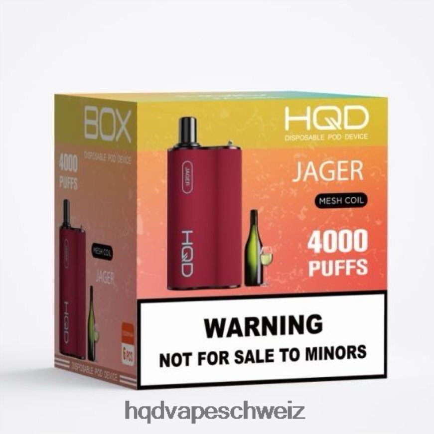 HQD Vape Zürich - HQD BOX 4000 Züge Jäger ARLN6Z113