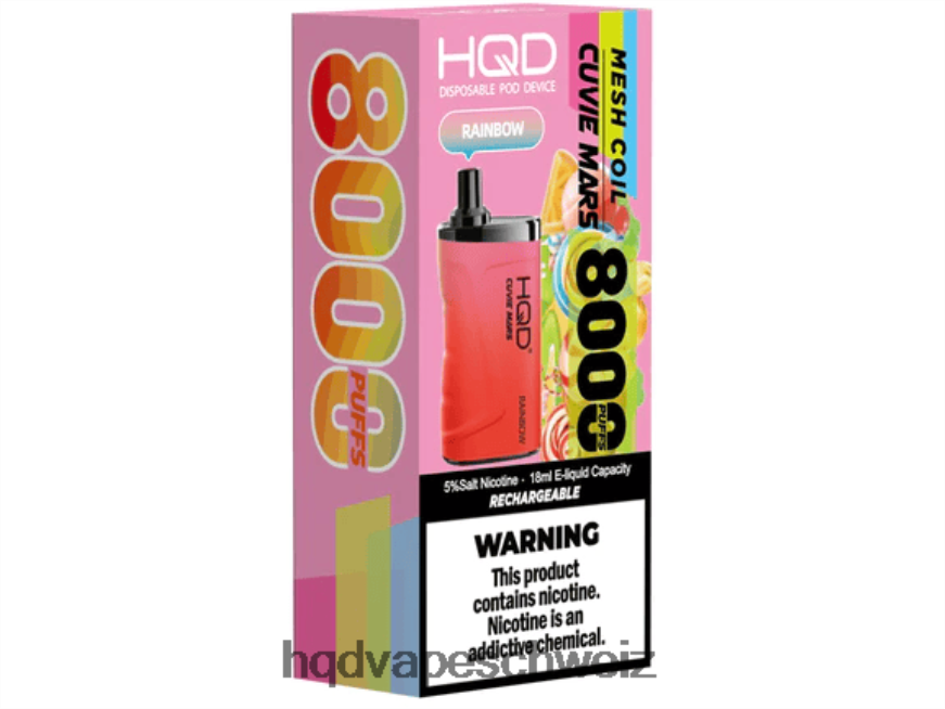 HQD Geschmack - HQD CUVIE MARS Einweg Regenbogen ARLN6Z240