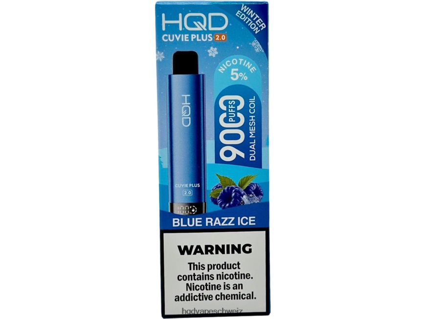 HQD Kaufen - HQD CUVIE PLUS 2.0 (Winterausgabe) blaues Razz-Eis ARLN6Z138