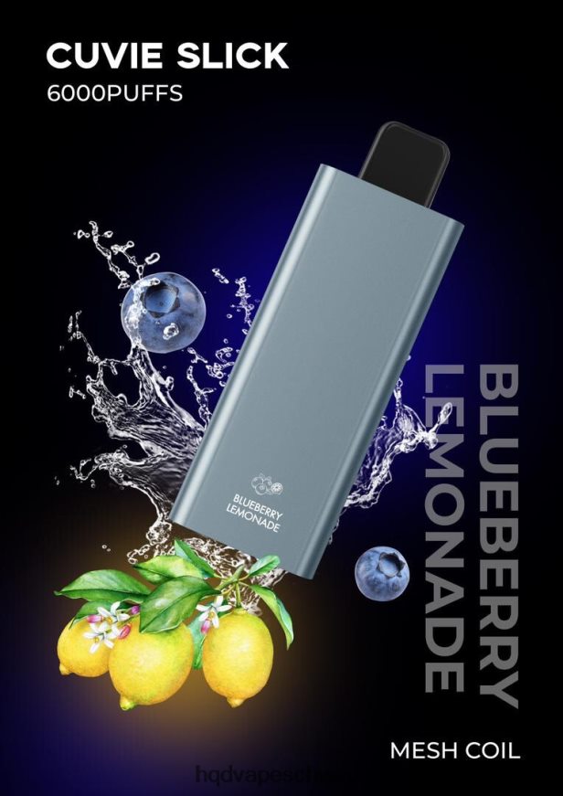 HQD Kaufen - HQD CUVIE SLICK 6000 Züge glatte Blaubeerlimonade ARLN6Z38