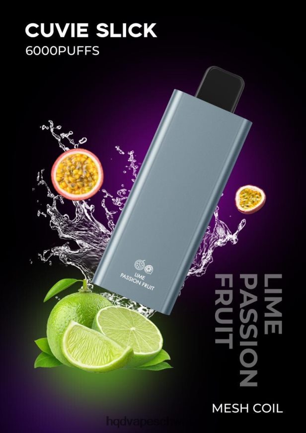 HQD Rabatt - HQD CUVIE SLICK 6000 Züge glatte Zitronen-Passionsfrucht ARLN6Z29