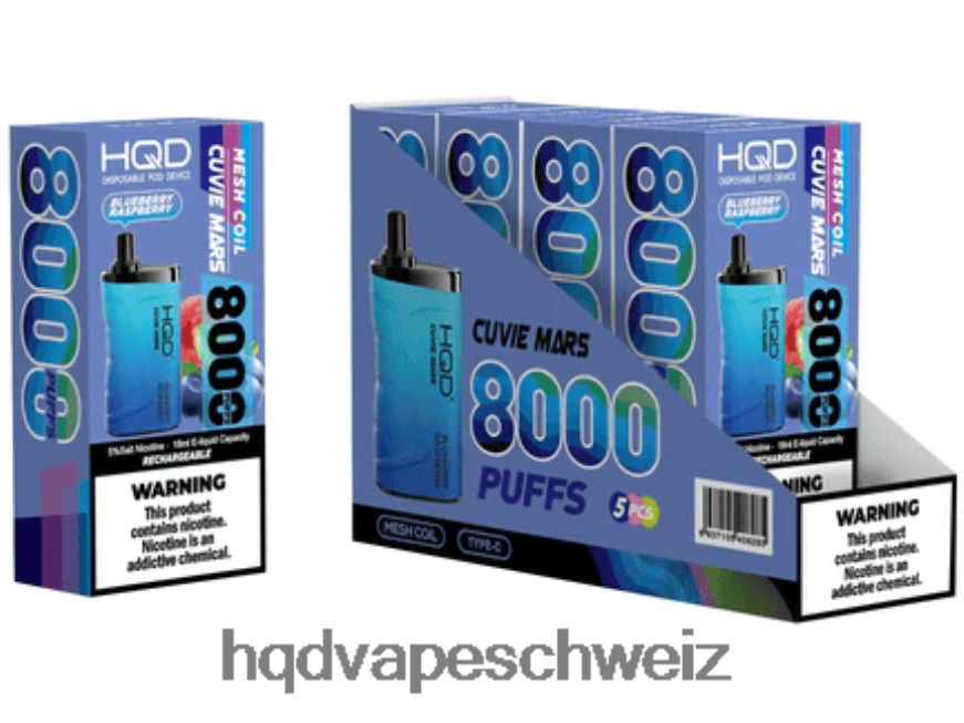 HQD Vape Online Bestellen Buy - HQD CUVIE MARS Einweg Blaubeer-Himbeere ARLN6Z146